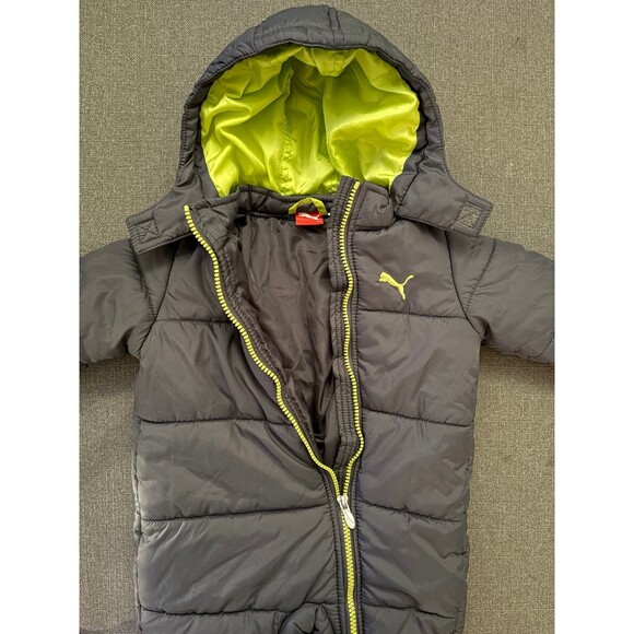 Puma Snowsuit Puffer Jacket 12M Preowned - Picture 3 of 4
